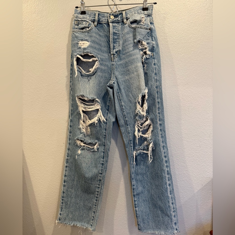 PACSUN Demin jeans size 24 high rise straight